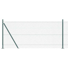 Afrasteringspaal Groen 10 x 1 m (40 x 40 mm gaas) Staal en PVC