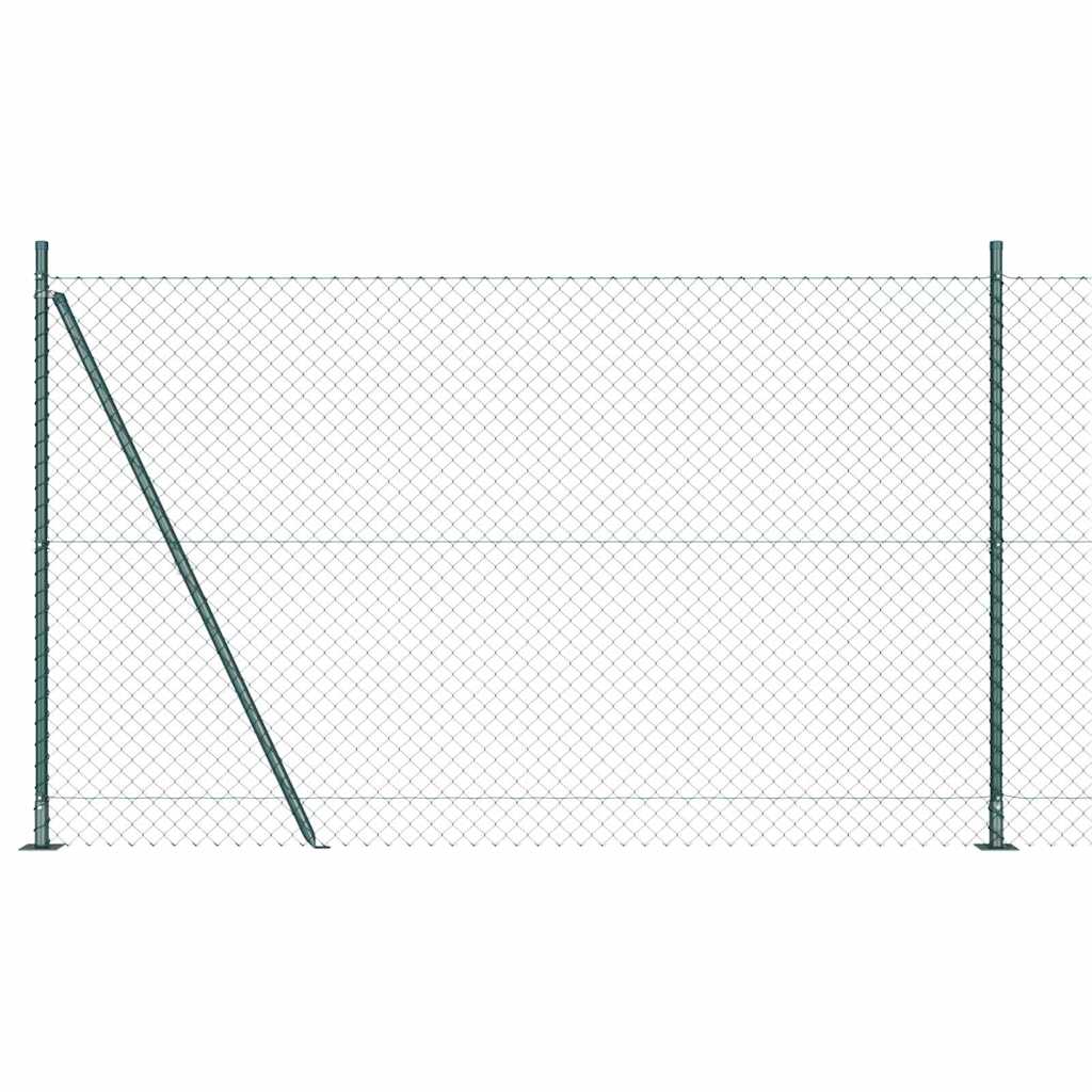 Afrasteringspaal Groen 10 x 1,5 m (40 x 40 mm gaas)
