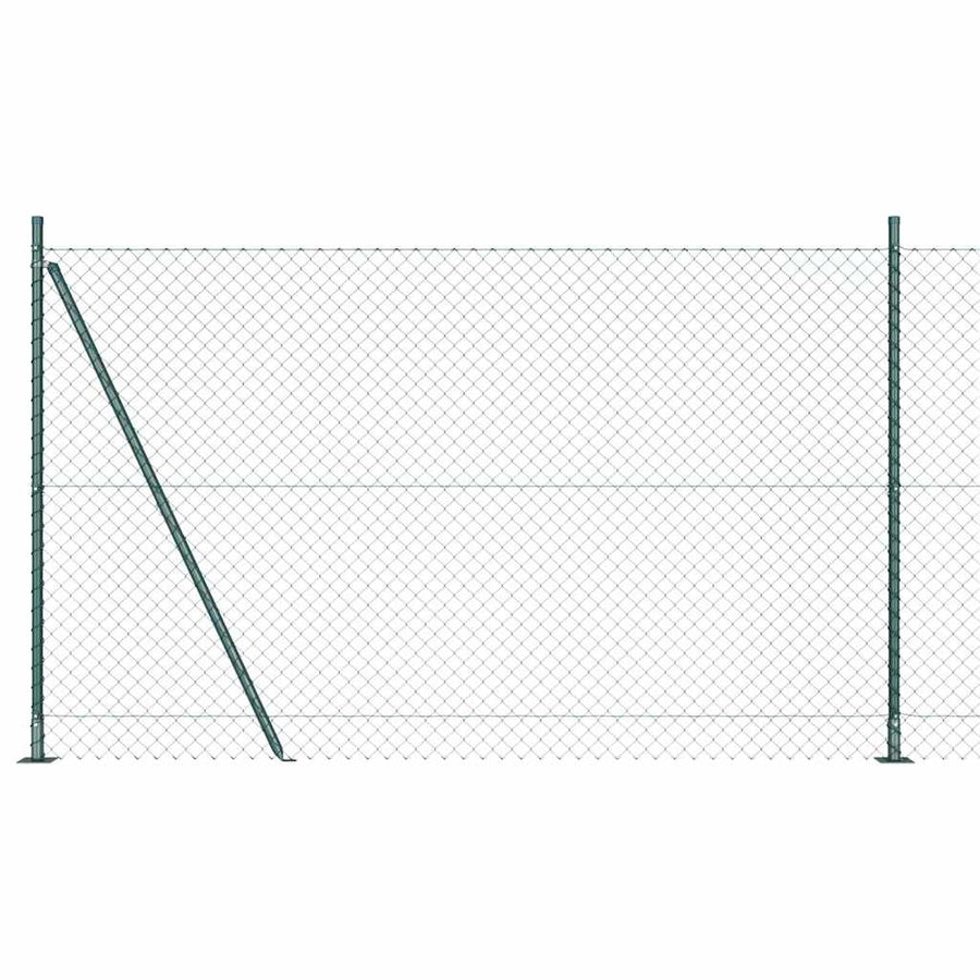 Afrasteringspaal Groen 10 x 1,6 m (40 x 40 mm gaas)