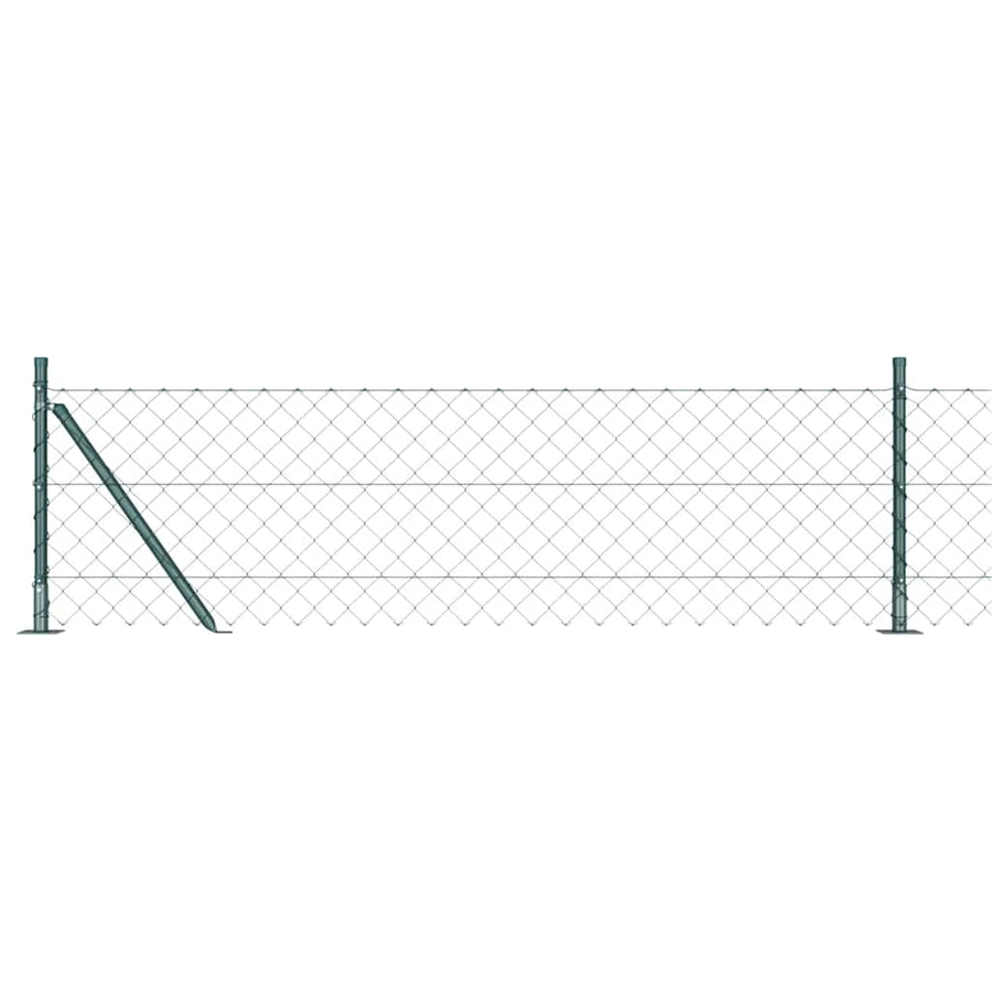 Afrasteringspaal Groen 10 x 0,4 m (60 x 60 mm gaas)