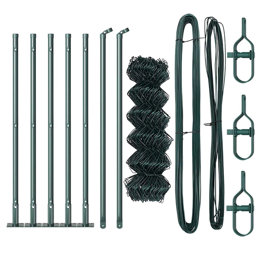 Afrasteringspaal Groen 10 x 0,4 m (60 x 60 mm gaas)