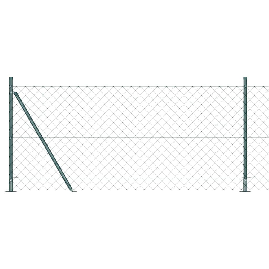Afrasteringspaal Groen 10 x 0,8 m (60 x 60 mm gaas)