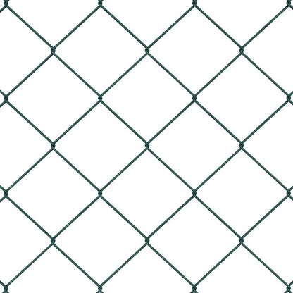 Afrasteringspaal Groen 10 x 1 m (60 x 60 mm gaas) Staal en PVC