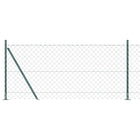Afrasteringspaal groen 1000x3.2x100 cm staal PVC