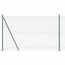 Afrasteringspaal Groen 10 x 1,4 m (60 x 60 mm gaas)