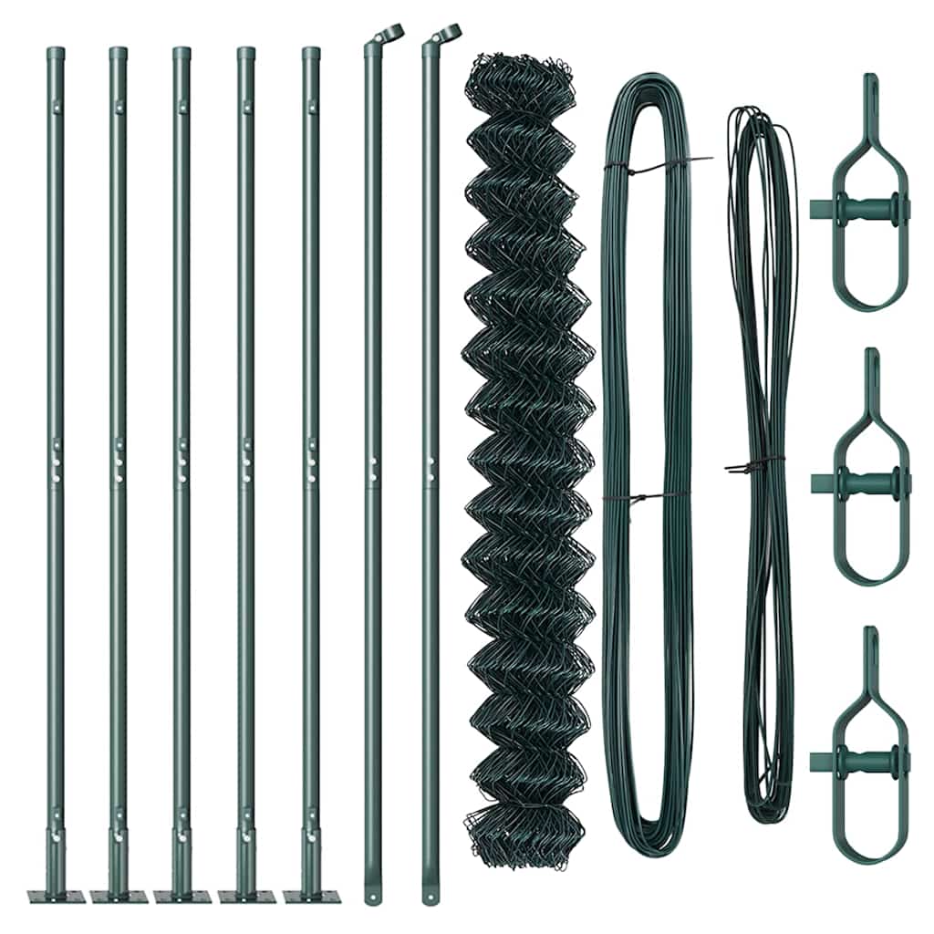 Afrasteringspaal Groen 10 x 1,6 m (60 x 60 mm gaas)