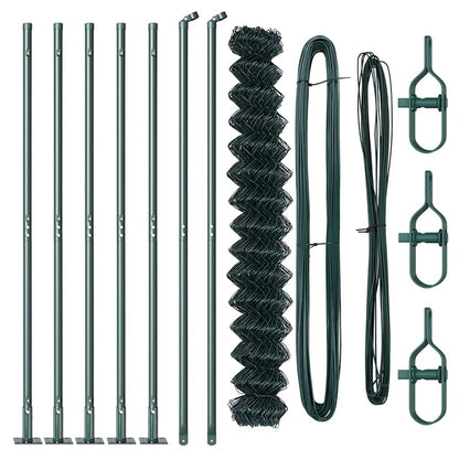 Afrasteringspaal Groen 10 x 1,6 m (60 x 60 mm gaas)