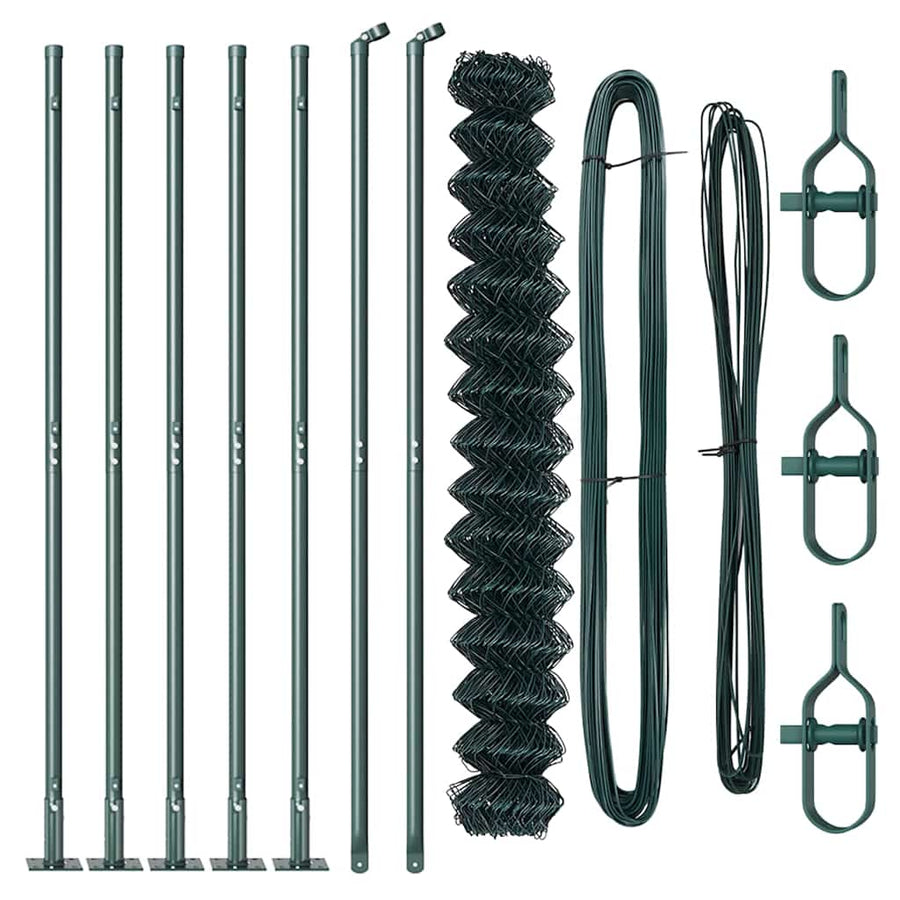 Afrasteringspaal Groen 10 x 1,6 m (60 x 60 mm gaas)