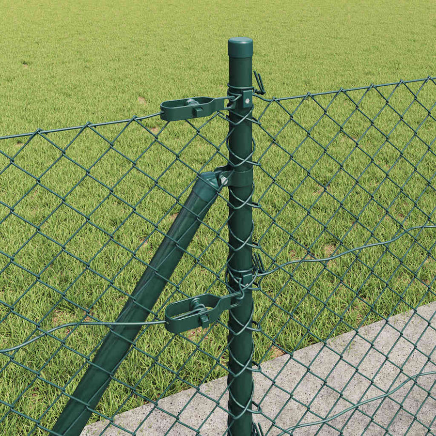 Afrasteringspaal Groen 25 x 0,4 m (40 x 40 mm gaas)