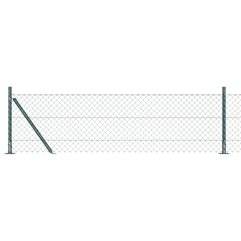 Palen set Zilver 25 x 0,6 m Gegalvaniseerd staal