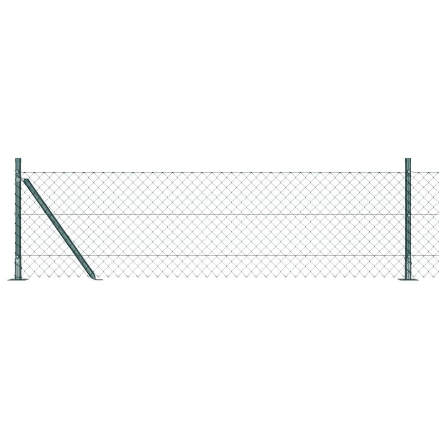 Palen set Zilver 25 x 0,6 m Gegalvaniseerd staal
