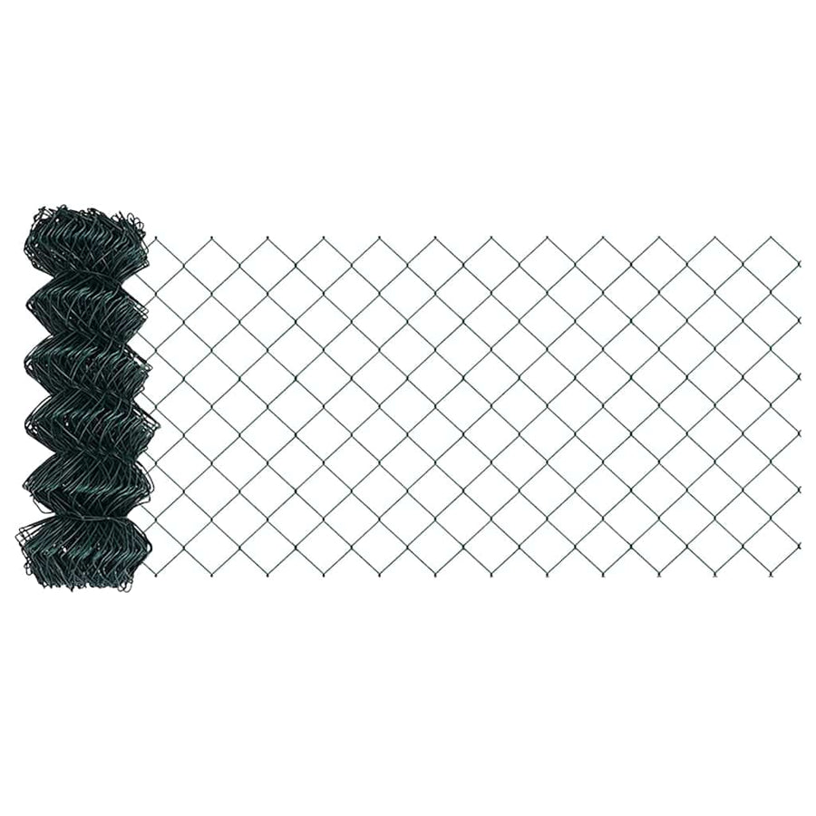 Palen set Zilver 25 x 0,6 m Gegalvaniseerd staal