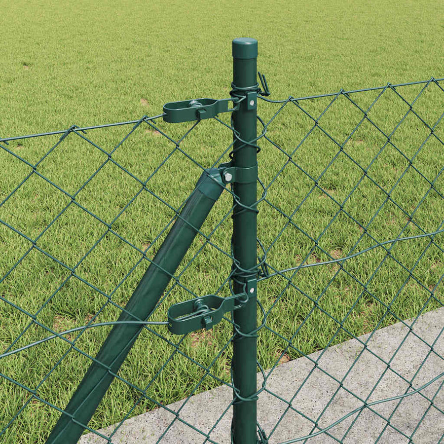 Afrasteringspaal Groen 25 x 0,4 m (60 x 60 mm gaas)