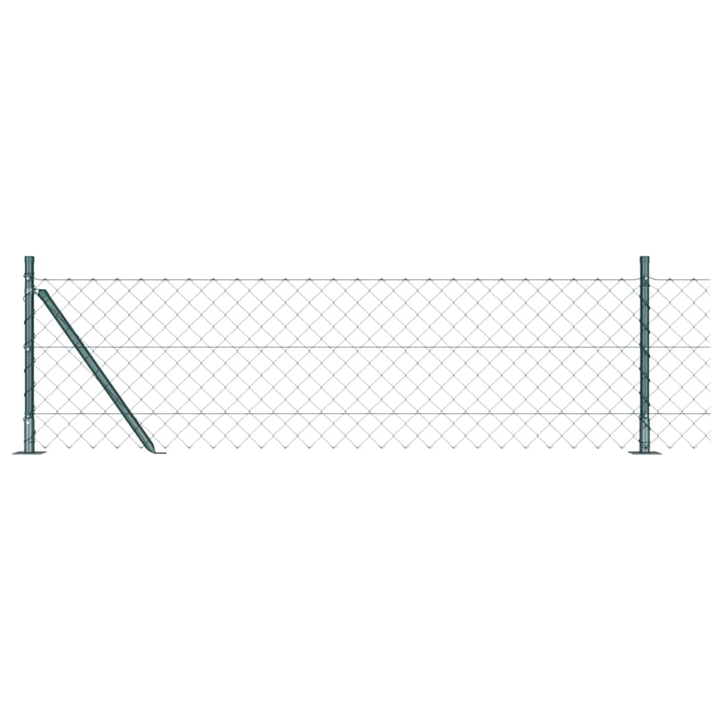 Afrasteringspaal Groen 25 x 0,4 m (60 x 60 mm gaas)