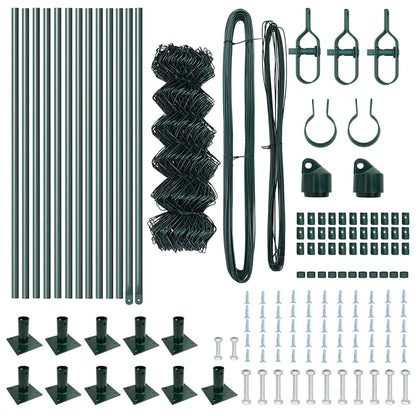 Afrasteringspaal Groen 25 x 0,4 m (60 x 60 mm gaas)