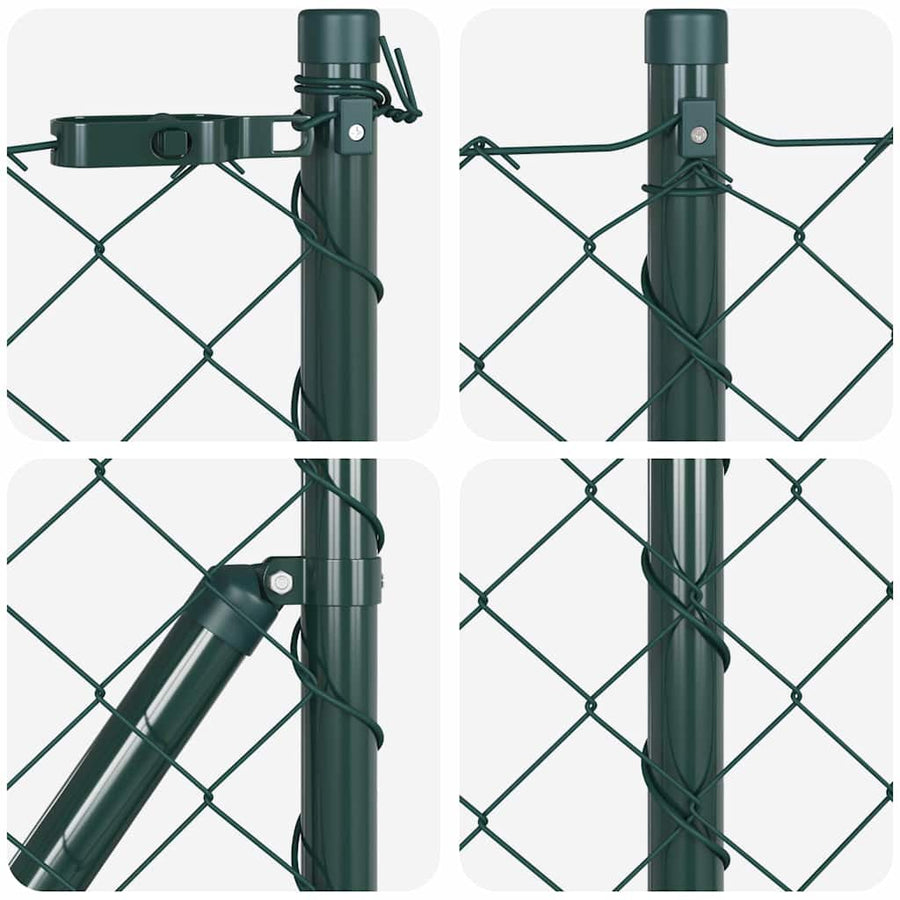 Afrasteringspaal Groen 0,8 x 25 m (60 x 60 mm gaas) Staal