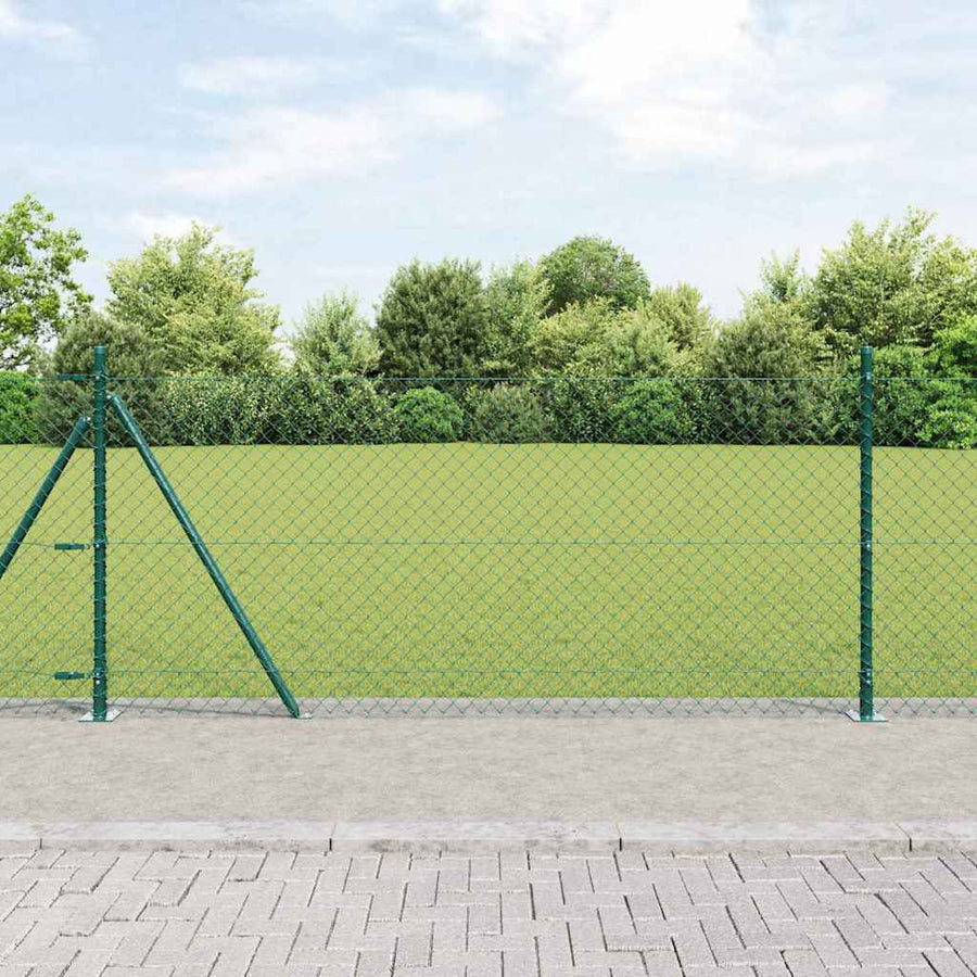 Afrasteringspaal Groen 0,8 x 25 m (60 x 60 mm gaas) Staal