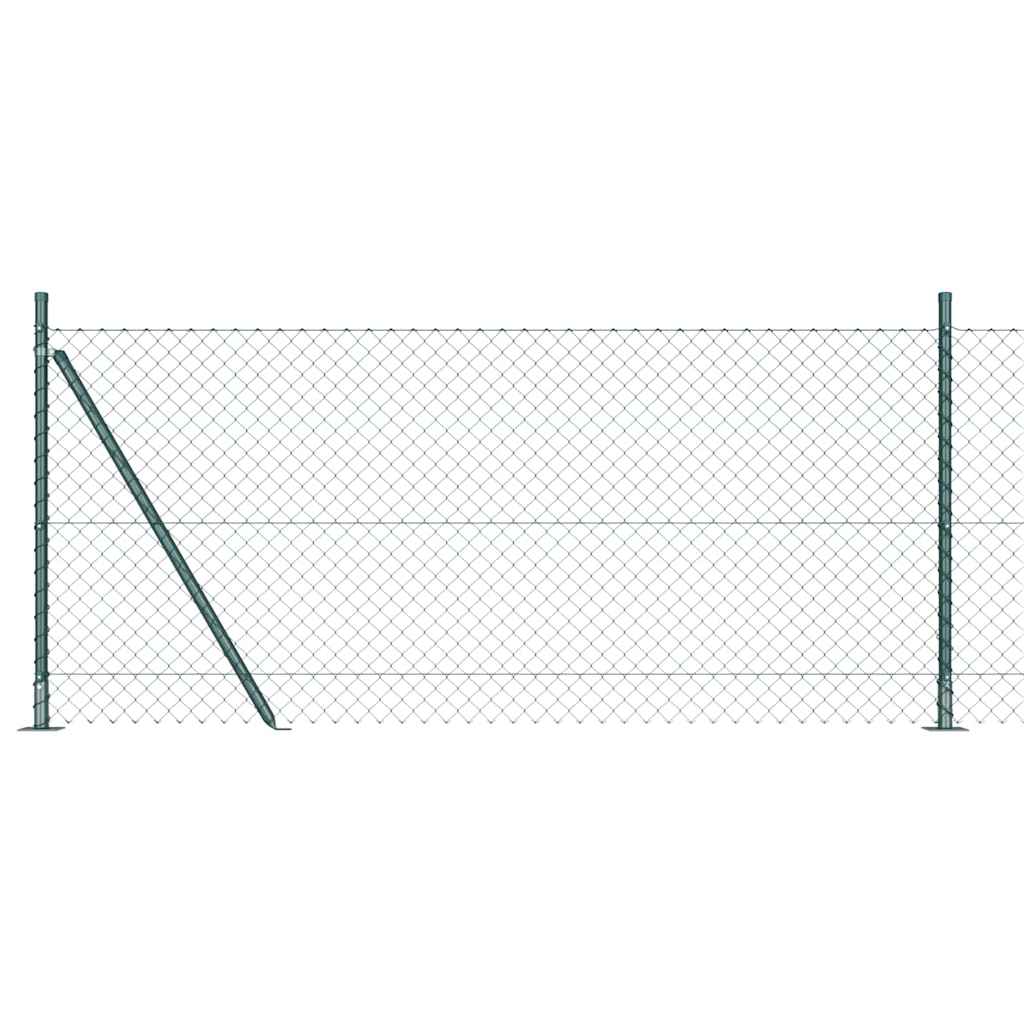 Afrasteringspaal Groen 0,8 x 25 m (60 x 60 mm gaas) Staal