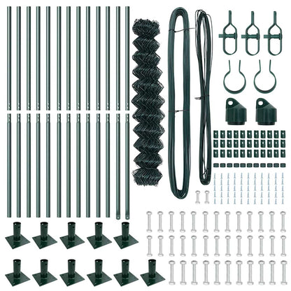 Afrasteringspaal Groen 0,8 x 25 m (60 x 60 mm gaas) Staal