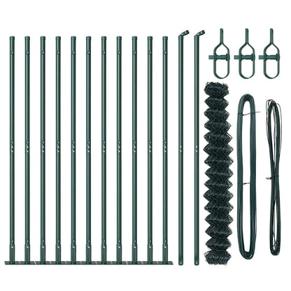 Afrasteringspaal Groen 1,5 x 25 m (60 x 60 mm gaas) Staal