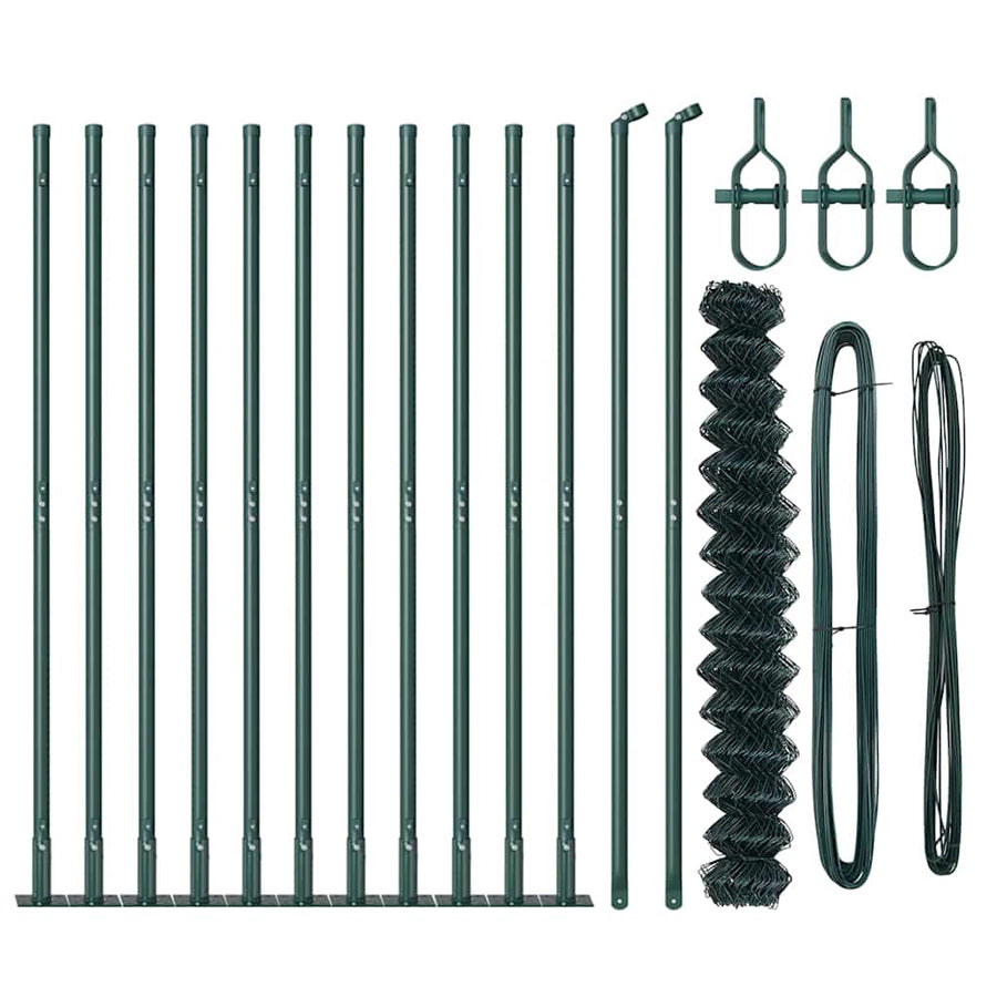 Afrasteringspaal Groen 1,5 x 25 m (60 x 60 mm gaas) Staal