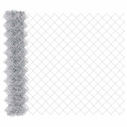 Afrasteringspaal Zilver 25 x 1 m (60 x 60 mm gaas) Staal