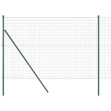 Hek met Paal Groen 1,6 x 10 m Staal en PVC