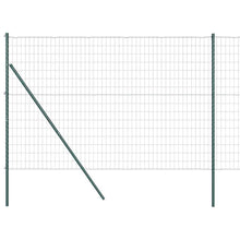 Hek met Paal Groen 1,5 x 10 m Staal en PVC