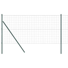 Hek met Paal Groen 1,4 x 10 m Staal en PVC