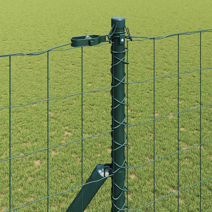 Hek met Paal Groen 1,5 x 10 m Staal en PVC