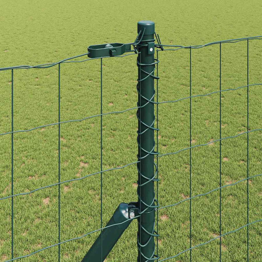 Hek met Paal Groen 1,5 x 10 m Staal en PVC