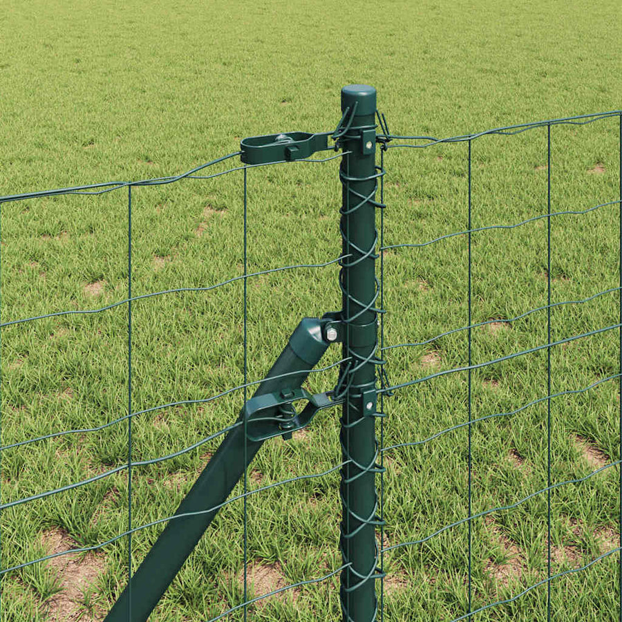 Hek met Paal Groen 0,4 x 10 m Staal en PVC