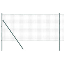 Hek met Paal Groen 1 x 25 m Staal en PVC