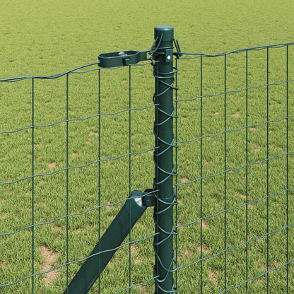Hek met Paal Groen 1 x 25 m Staal en PVC