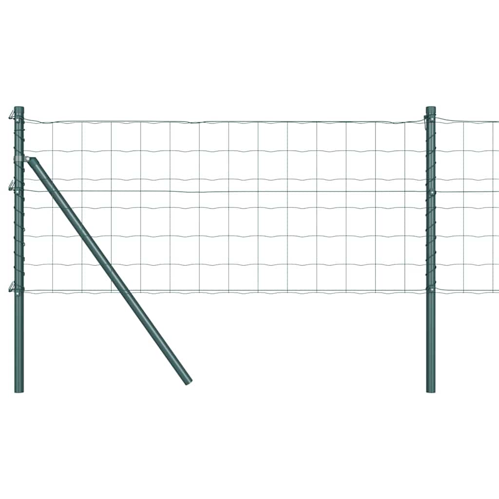 Hek met Paal Groen 0,8 x 25 m Staal