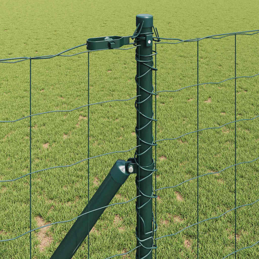 Hek met Paal Groen 1 x 25 m Staal