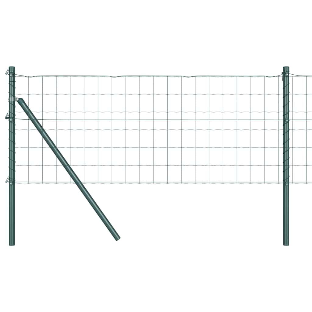 Hek met Paal Groen 0,6 x 50 m Staal en PVC