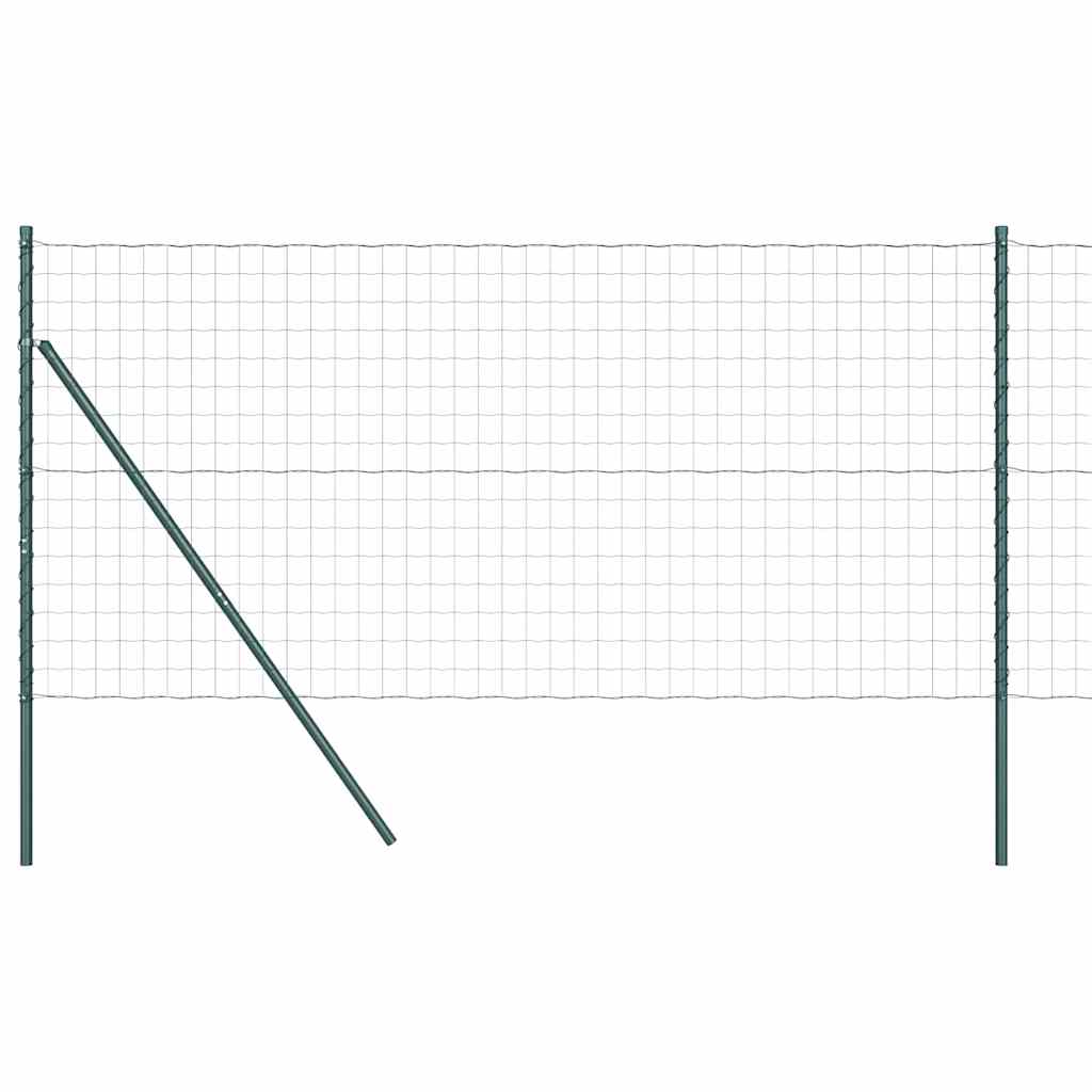 Hek met Paal Groen 1,4 x 10 m Staal en PVC