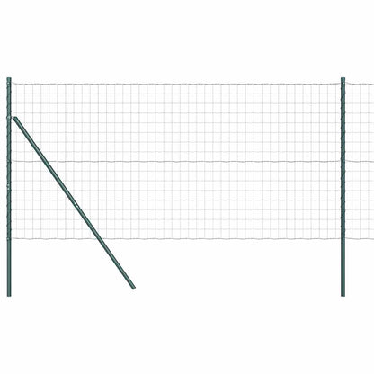 Hek met Paal Groen 1,2 x 25 m Staal
