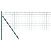 Hek met Paal Groen 0,4 x 50 m Staal en PVC