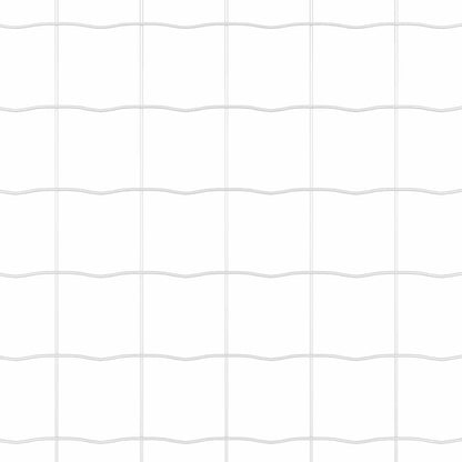 Hek met Paal Zilver 0,4 x 10 m Staal en PVC