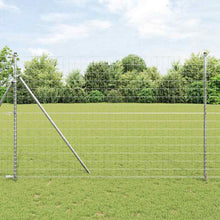 Hek met Paal Zilver 1,6 x 10 m Staal en PVC
