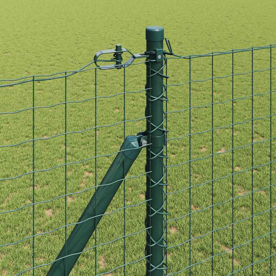 Hek met Paal Groen 1,5 x 10 m Staal en PVC