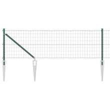 Hek met Paal Groen 0,6 x 10 m Staal en PVC
