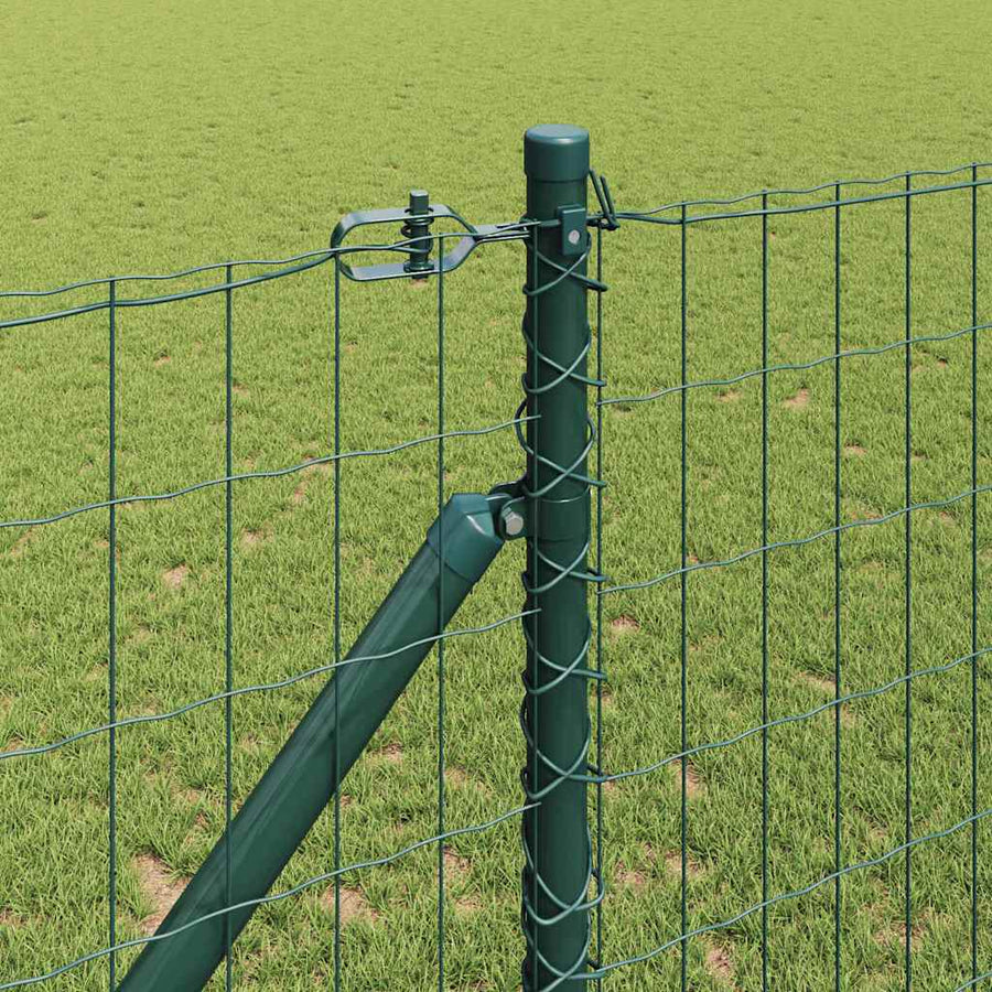 Hek met Paal Groen 1,2 x 10 m Staal en PVC