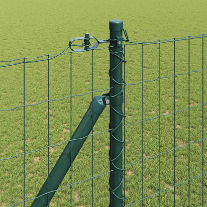 Hek met Paal Groen 1,5 x 10 m Staal en PVC