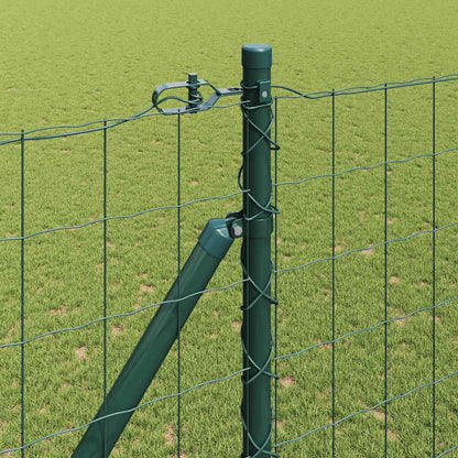 Hek met Paal Groen 1,6 x 10 m Staal en PVC