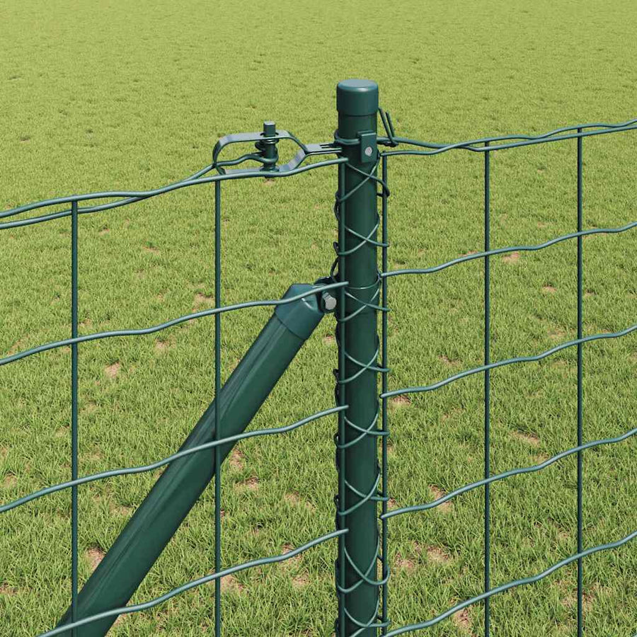 Hek met Paal Groen 1 x 10 m Staal