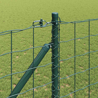 Hek met Paal Groen 1,4 x 10 m Staal en PVC