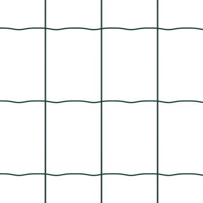 Hek met Paal Groen 0,8 x 25 m Staal en PVC